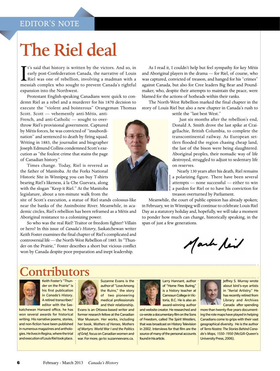 Canada's History Preview Pages