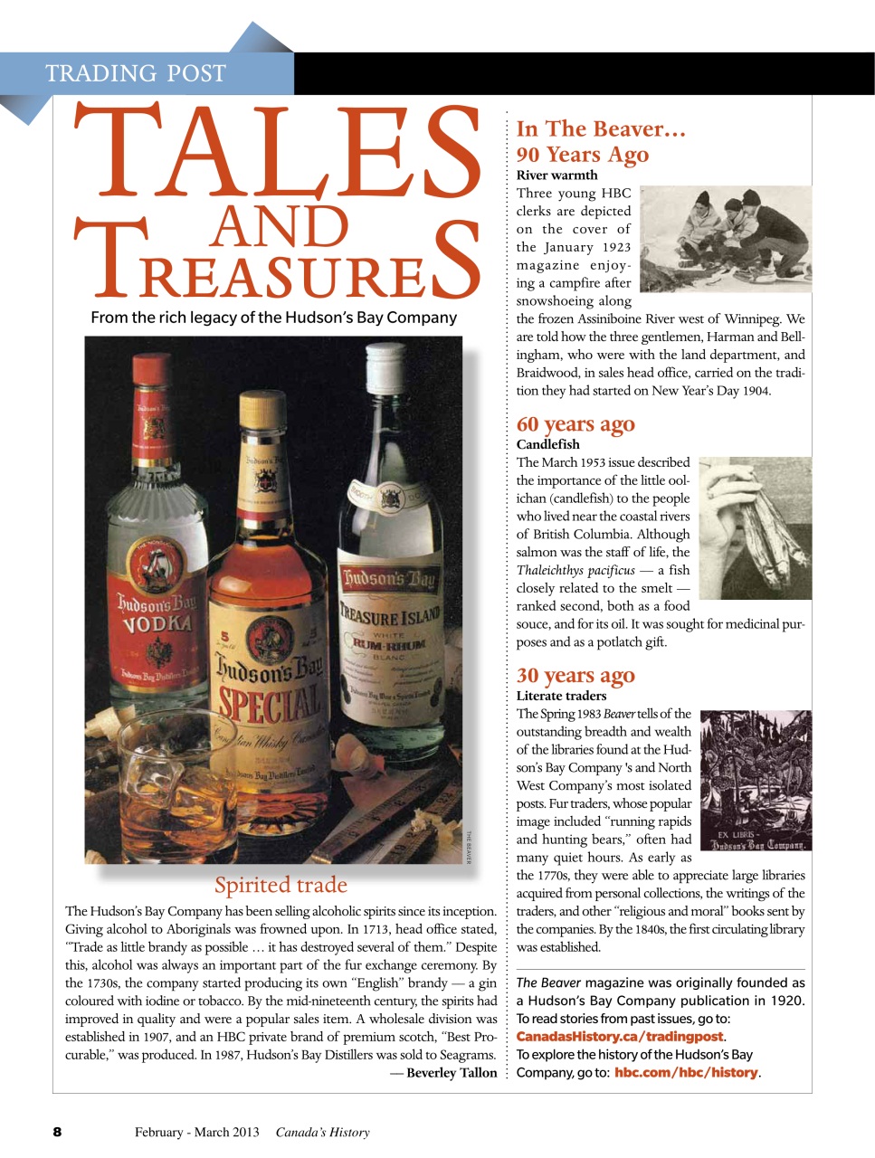 Canada's History Preview Pages