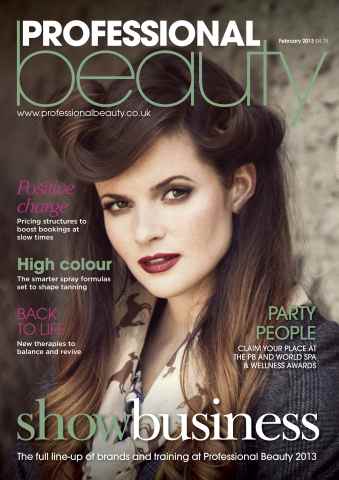 Professional Beauty issue Professional Beauty February 2013