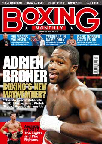 Boxing Monthly issue Boxing Monthly February 2013