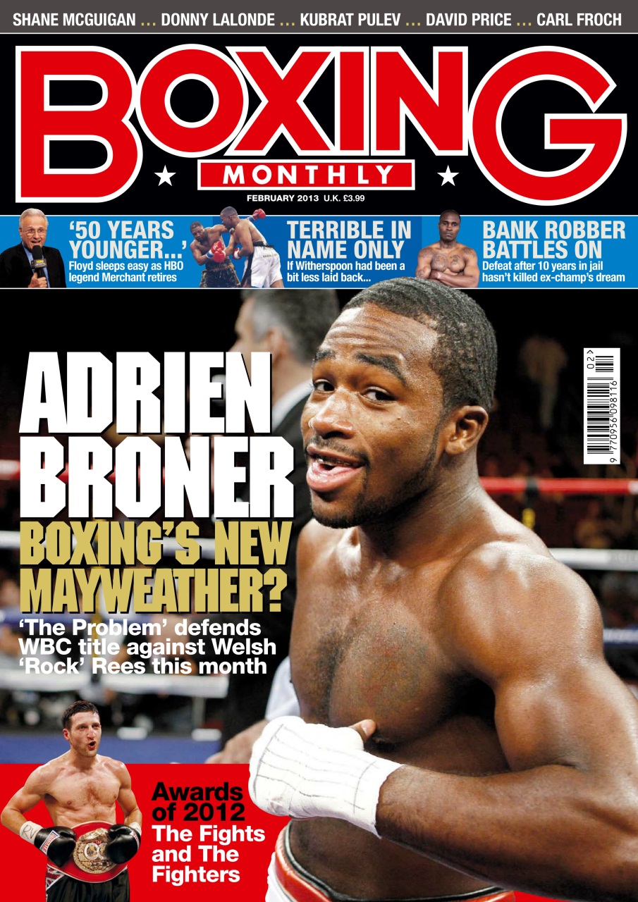 Boxing Monthly Preview Pages