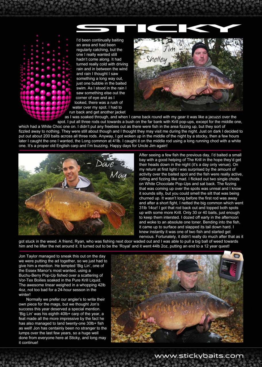 Big Carp Magazine Preview Pages