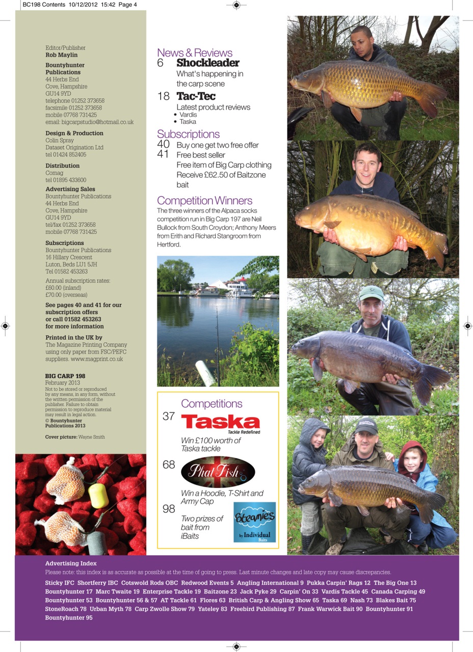 Big Carp Magazine Preview Pages
