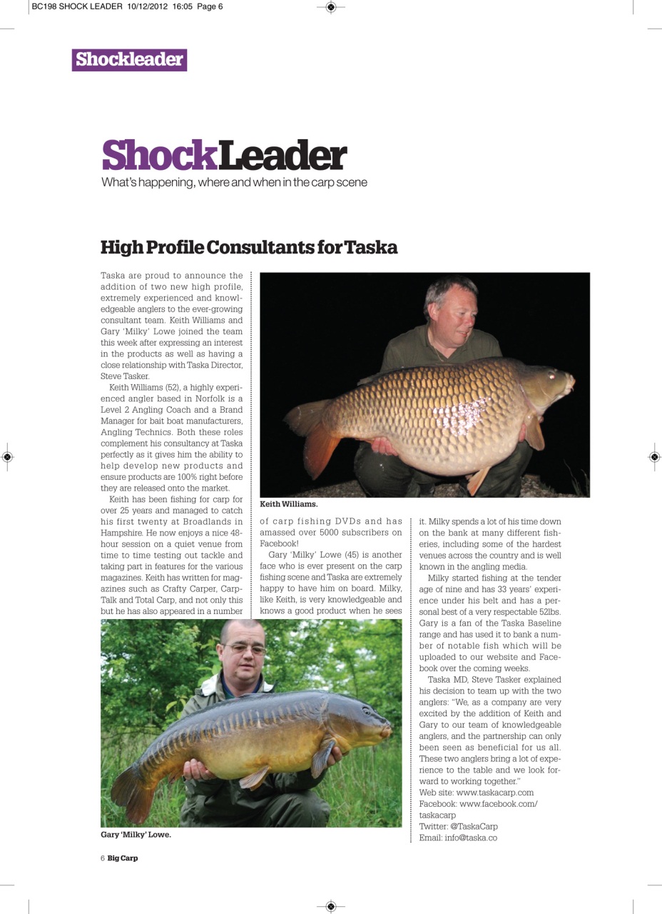 Big Carp Magazine Preview Pages