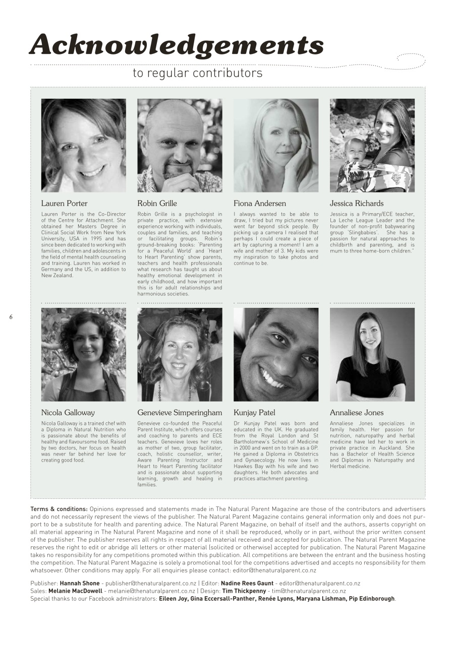 The Natural Parent Magazine Preview Pages