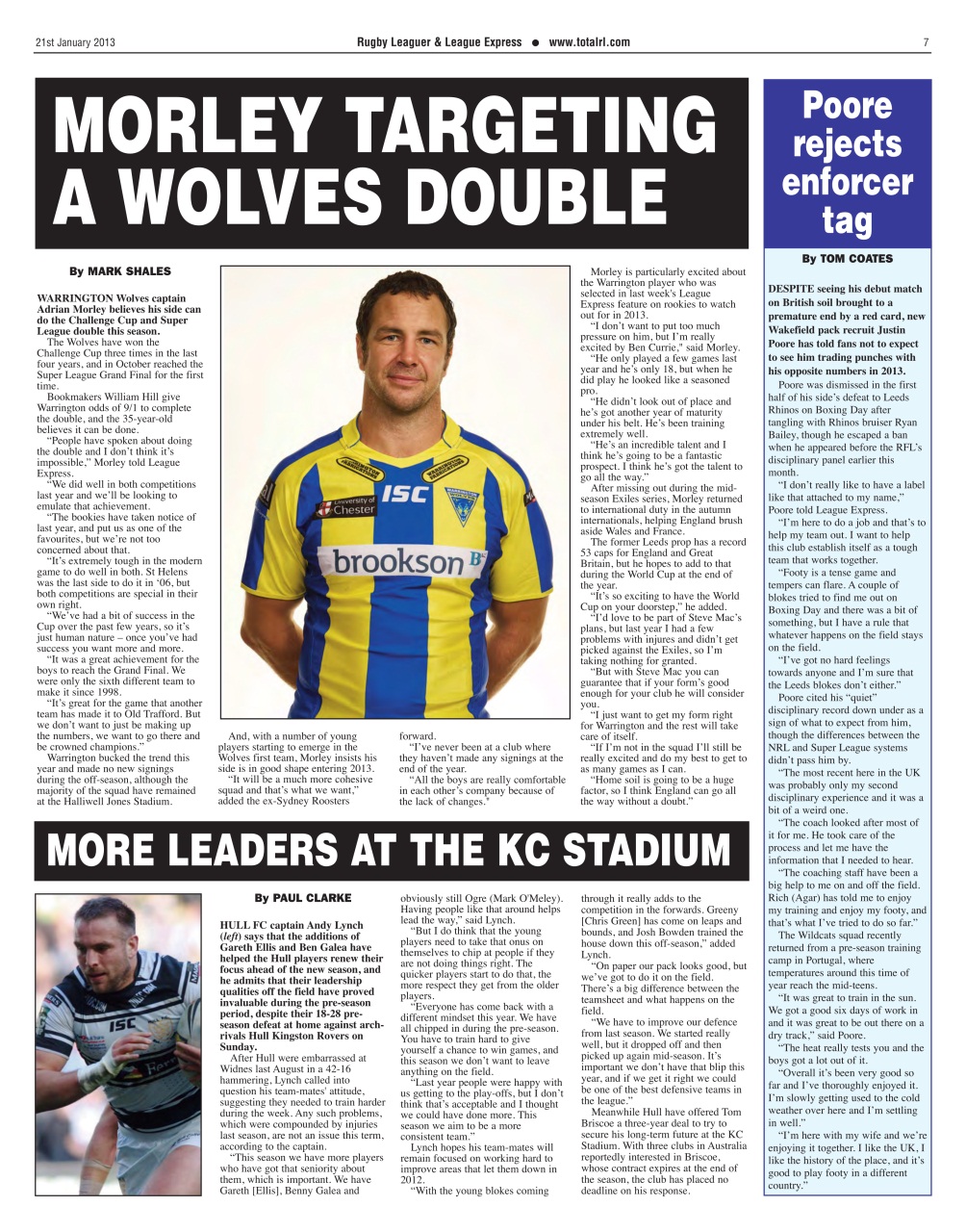 League Express Preview Pages