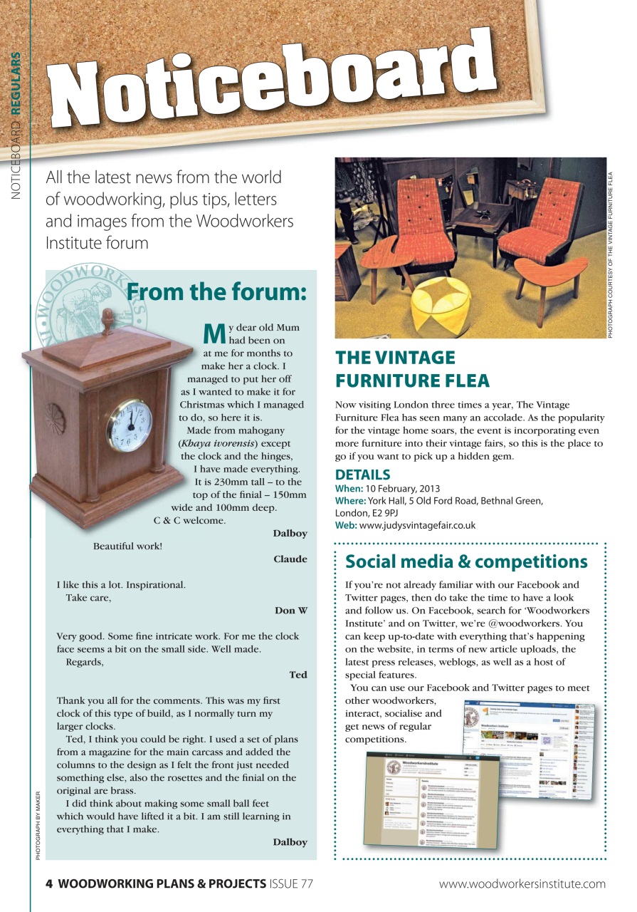 Woodworking Crafts Magazine Preview Pages