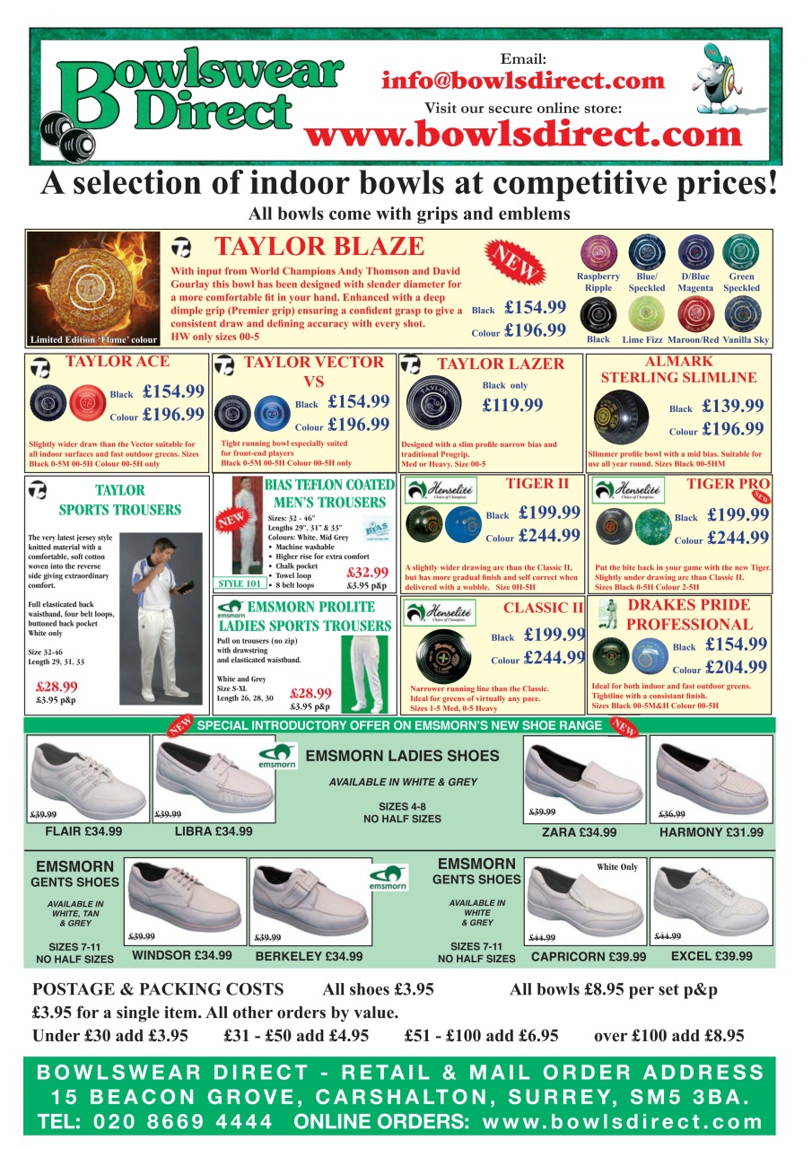 Bowls International Preview Pages