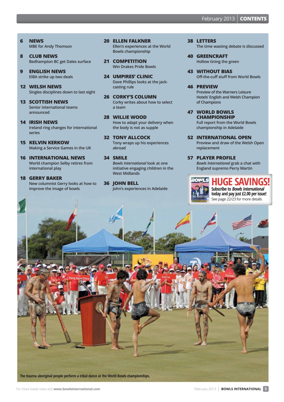 Bowls International Preview Pages