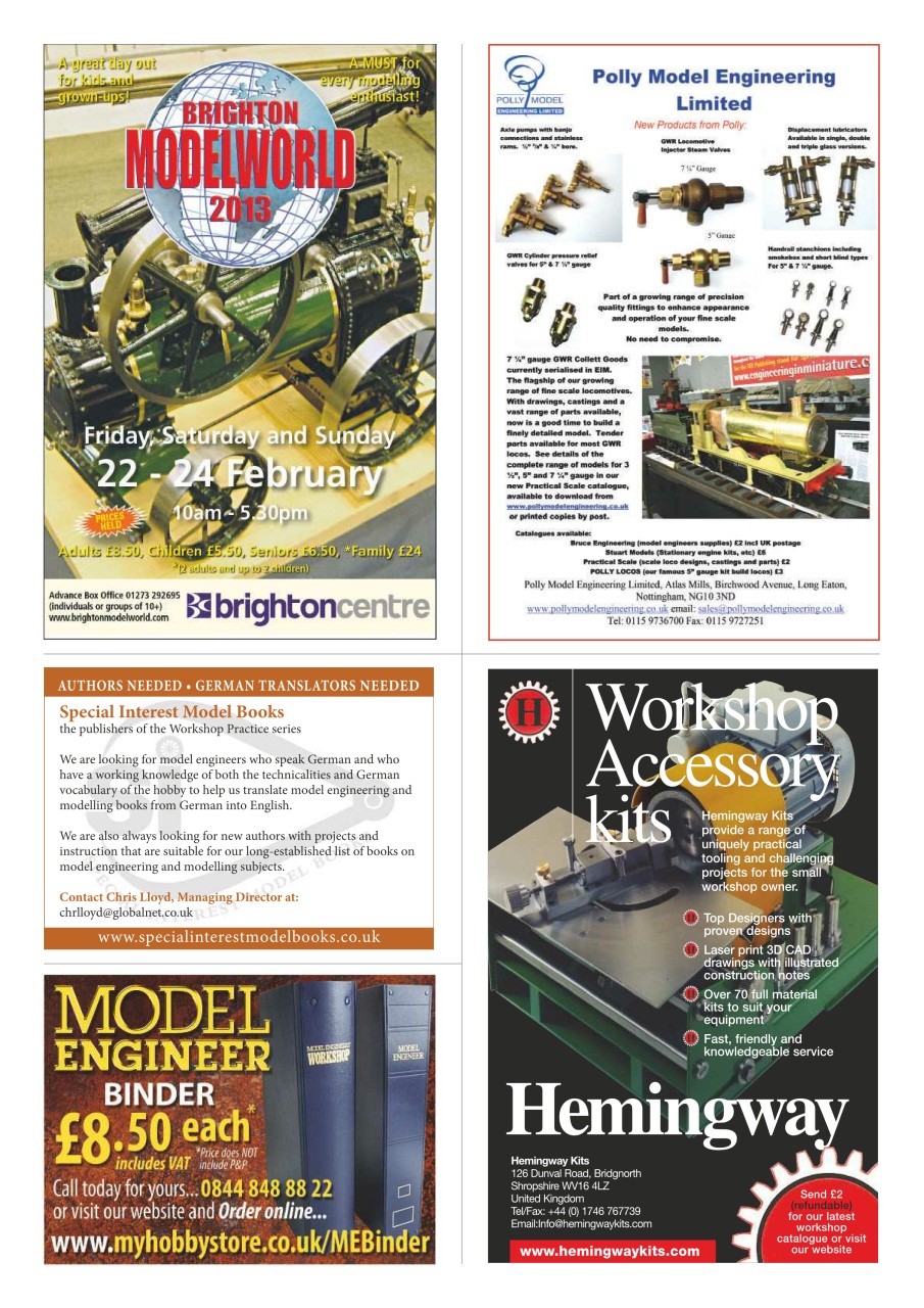 Model Engineer Preview Pages