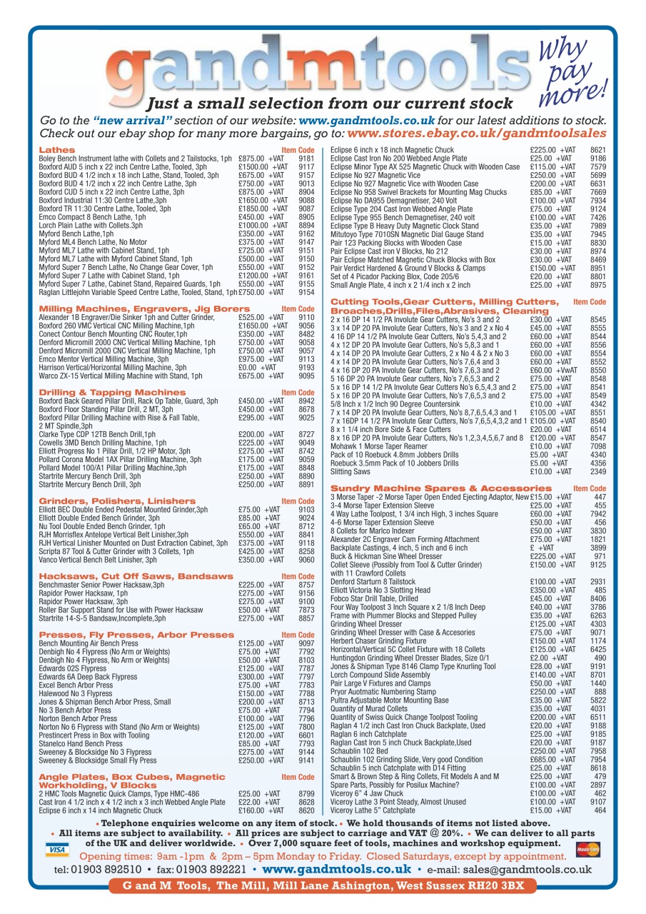 Model Engineer Preview Pages