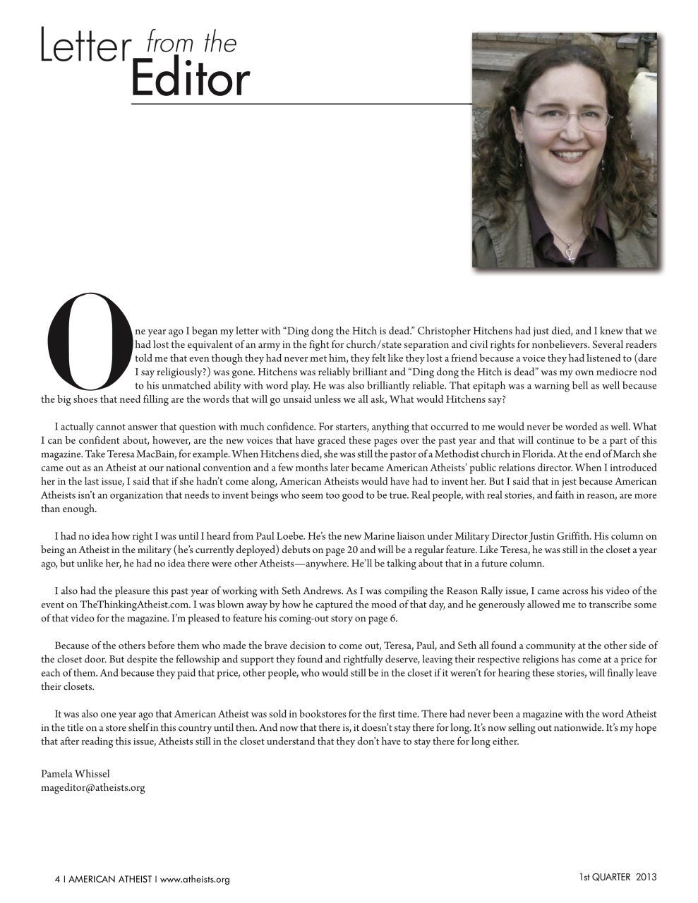 American Atheist Preview Pages