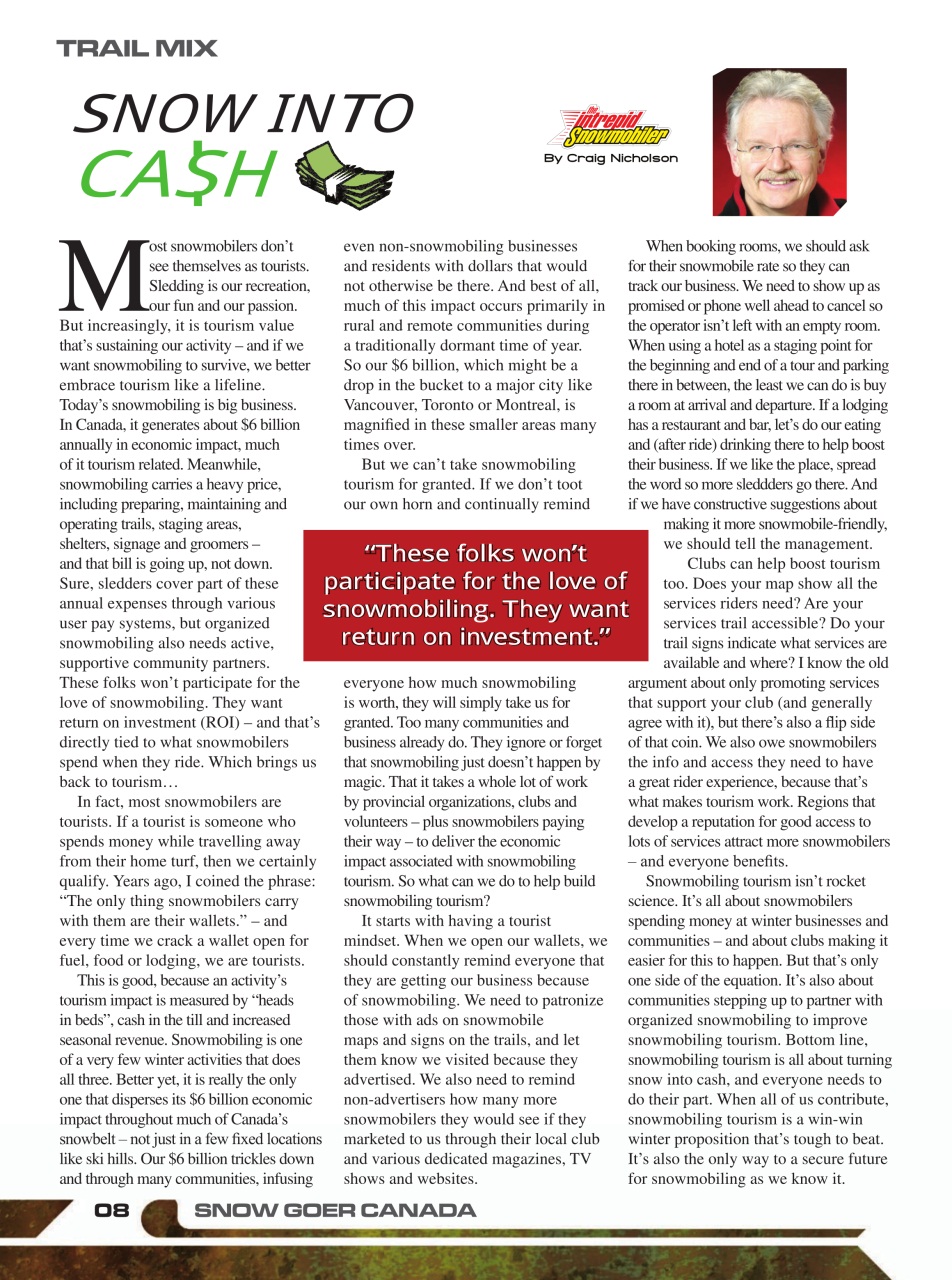 Snow Goer Canada Preview Pages