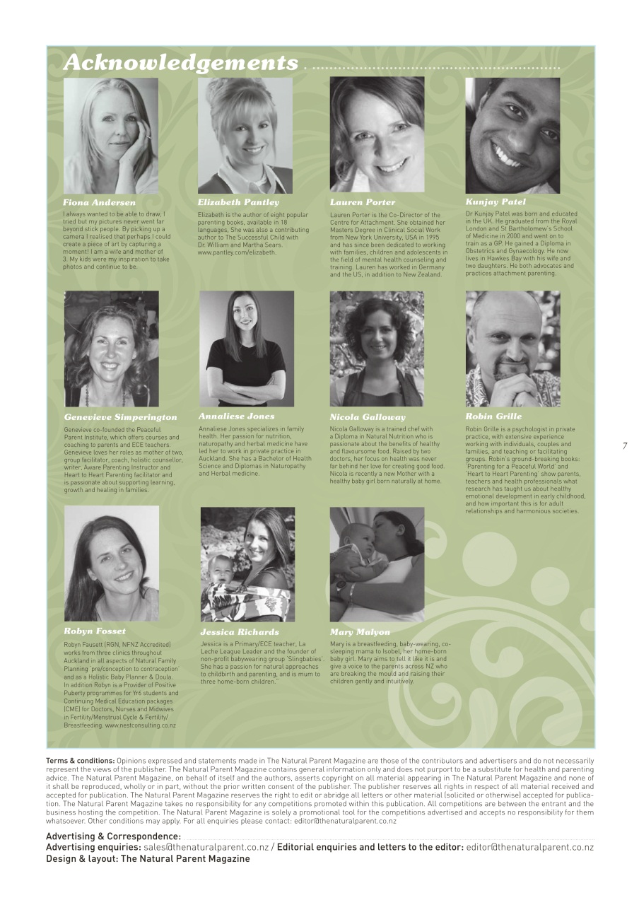 The Natural Parent Magazine Preview Pages