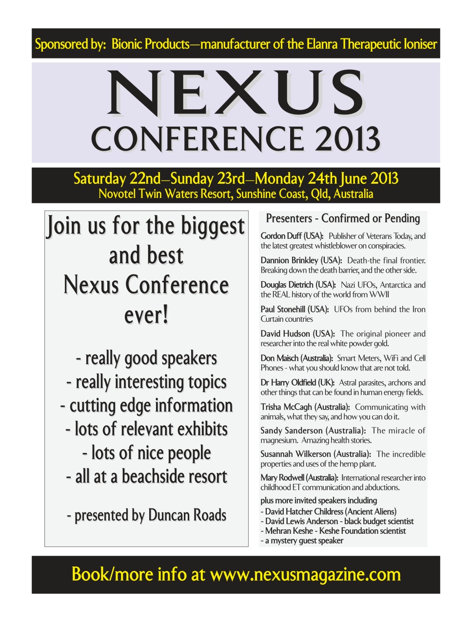 Nexus Magazine Preview Pages