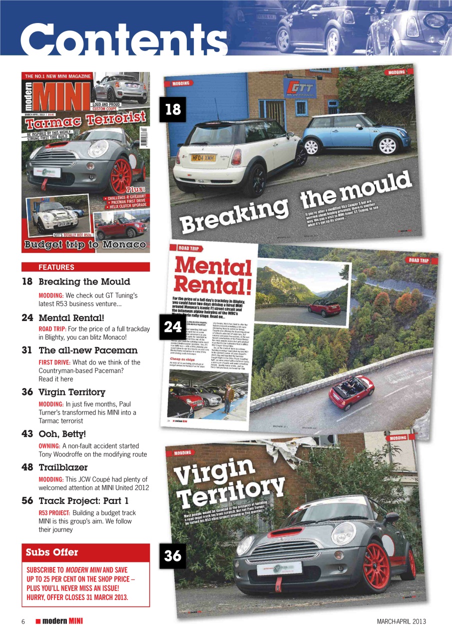 Performance Mini Preview Pages