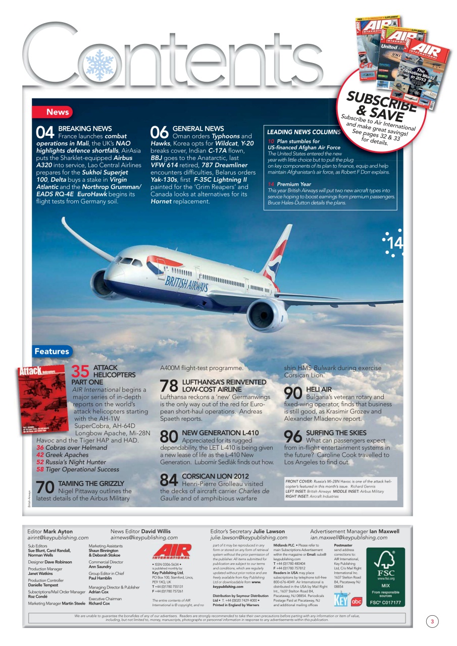 AIR International Preview Pages