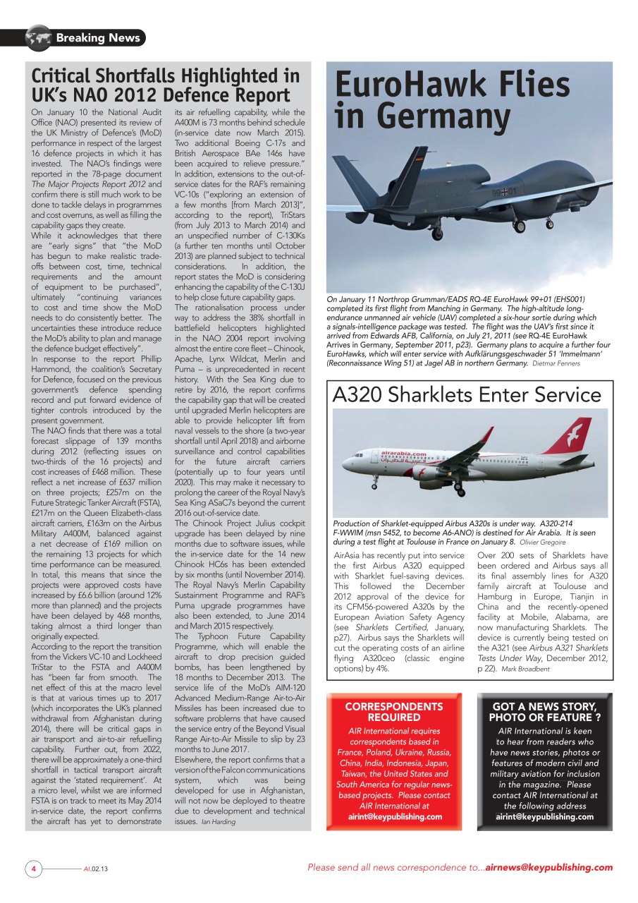 AIR International Preview Pages
