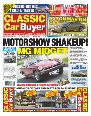 Classic Car Buyer issue CCB January 16 2013