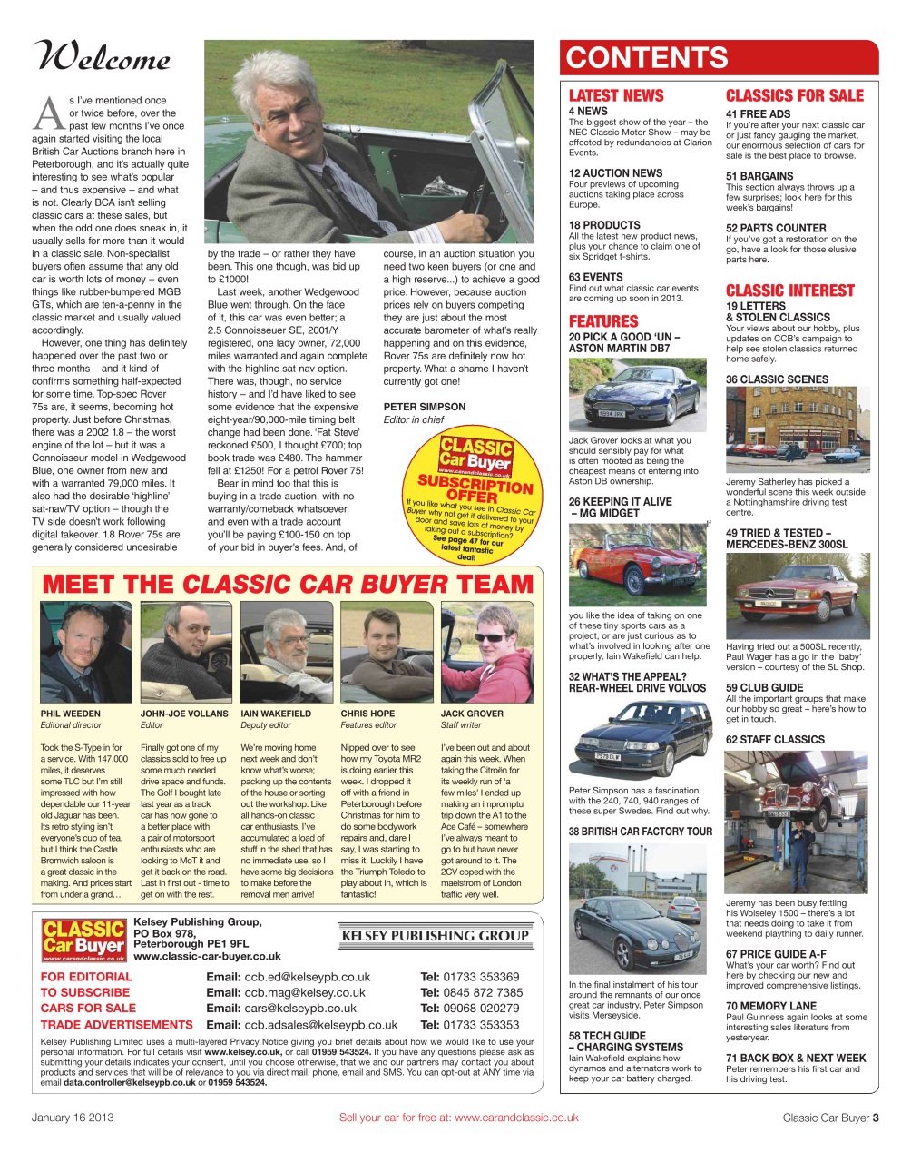 Classic Car Buyer Preview Pages