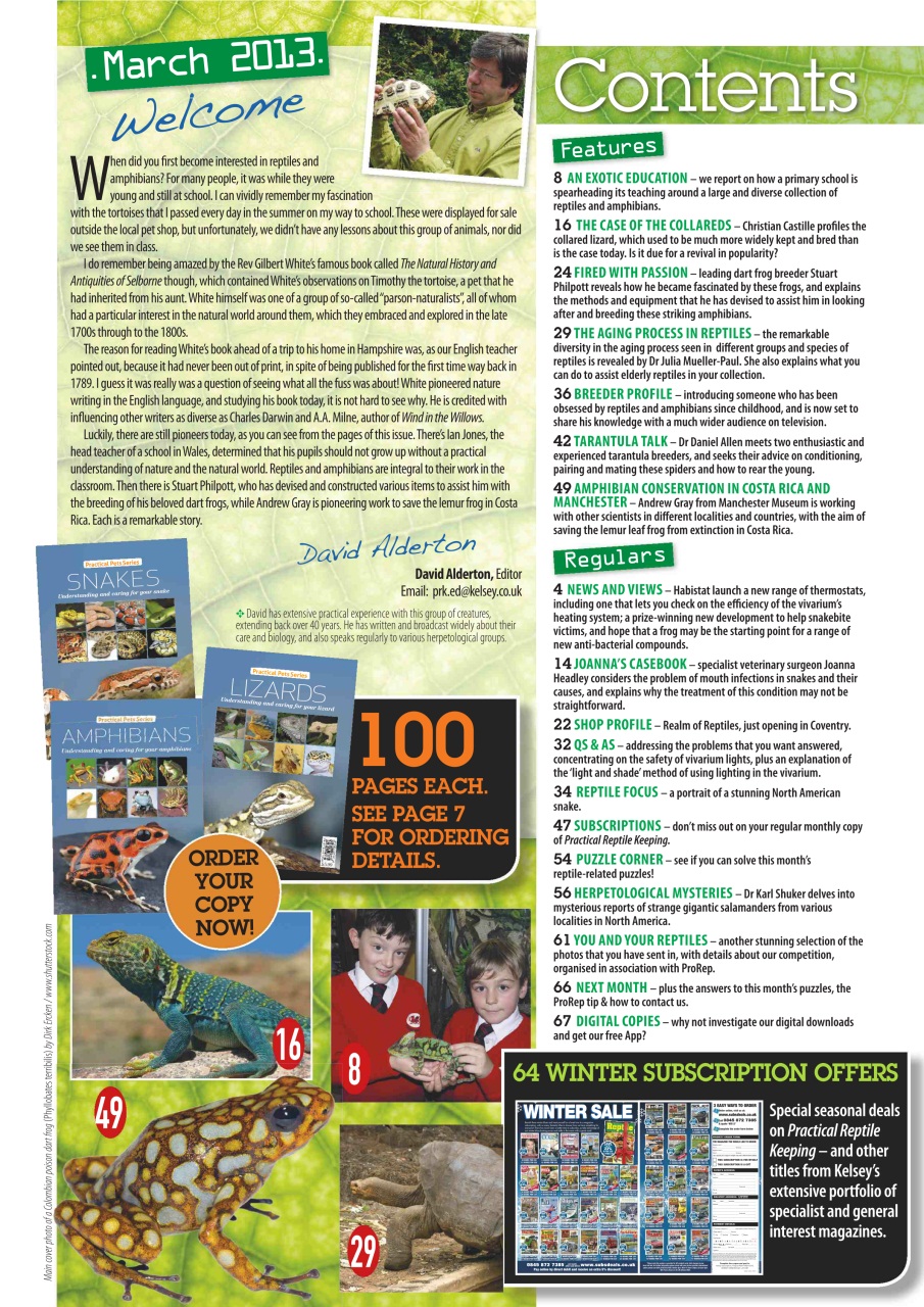 Practical Reptile Keeping Preview Pages