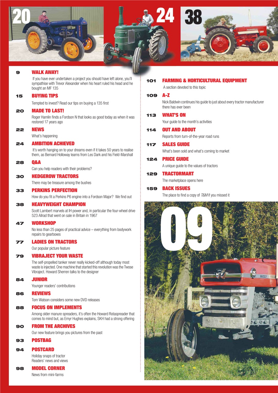 Tractor & Machinery Preview Pages
