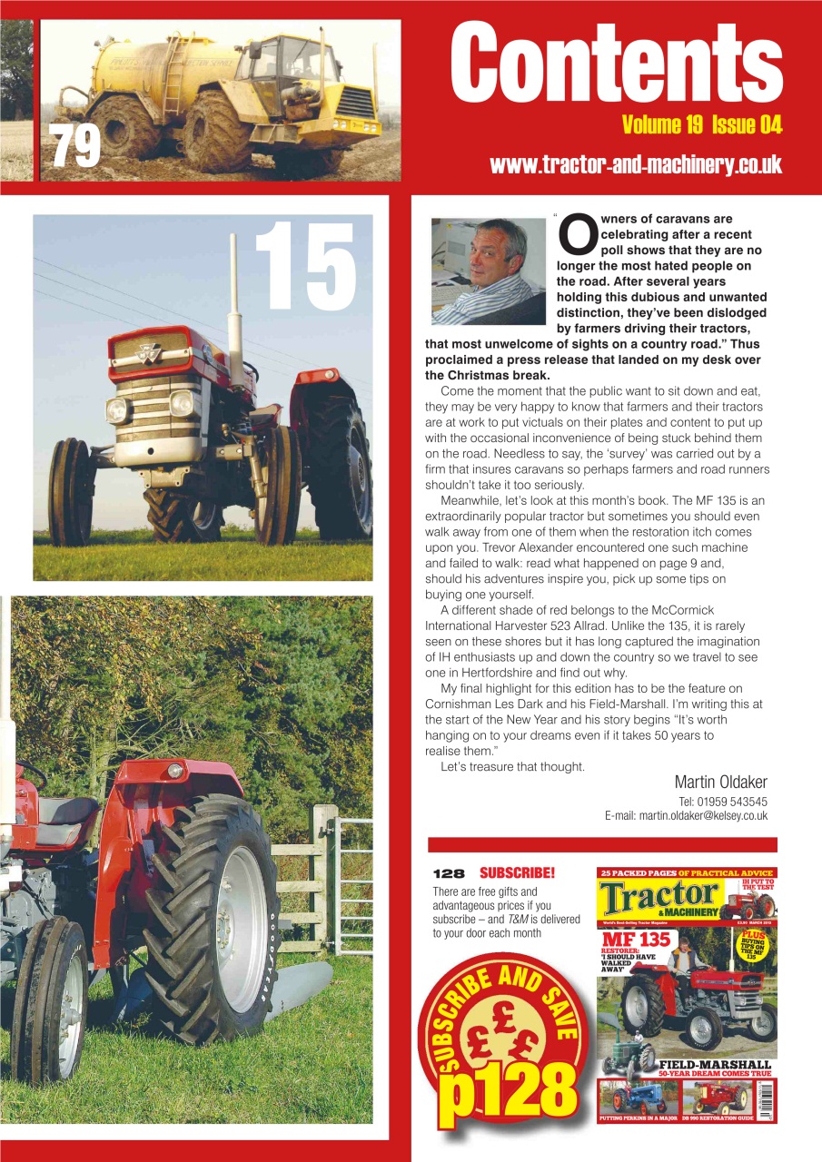 Tractor & Machinery Preview Pages