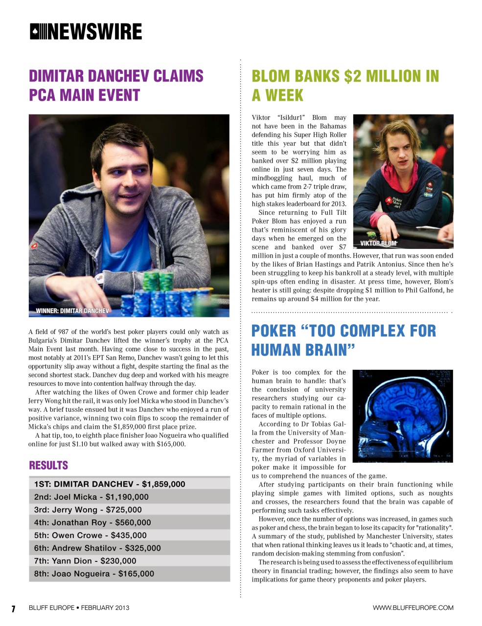 Bluff Europe Preview Pages