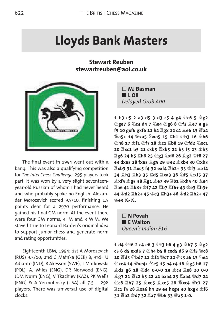 British Chess Magazine Preview Pages