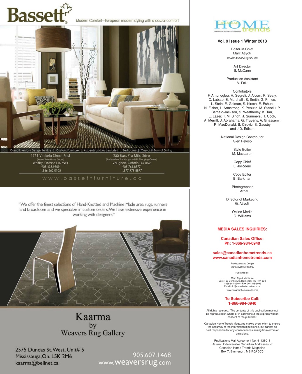 Canadian Home Trends Preview Pages
