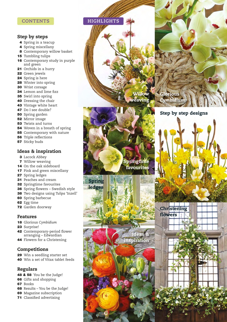 The Flower Arranger Preview Pages