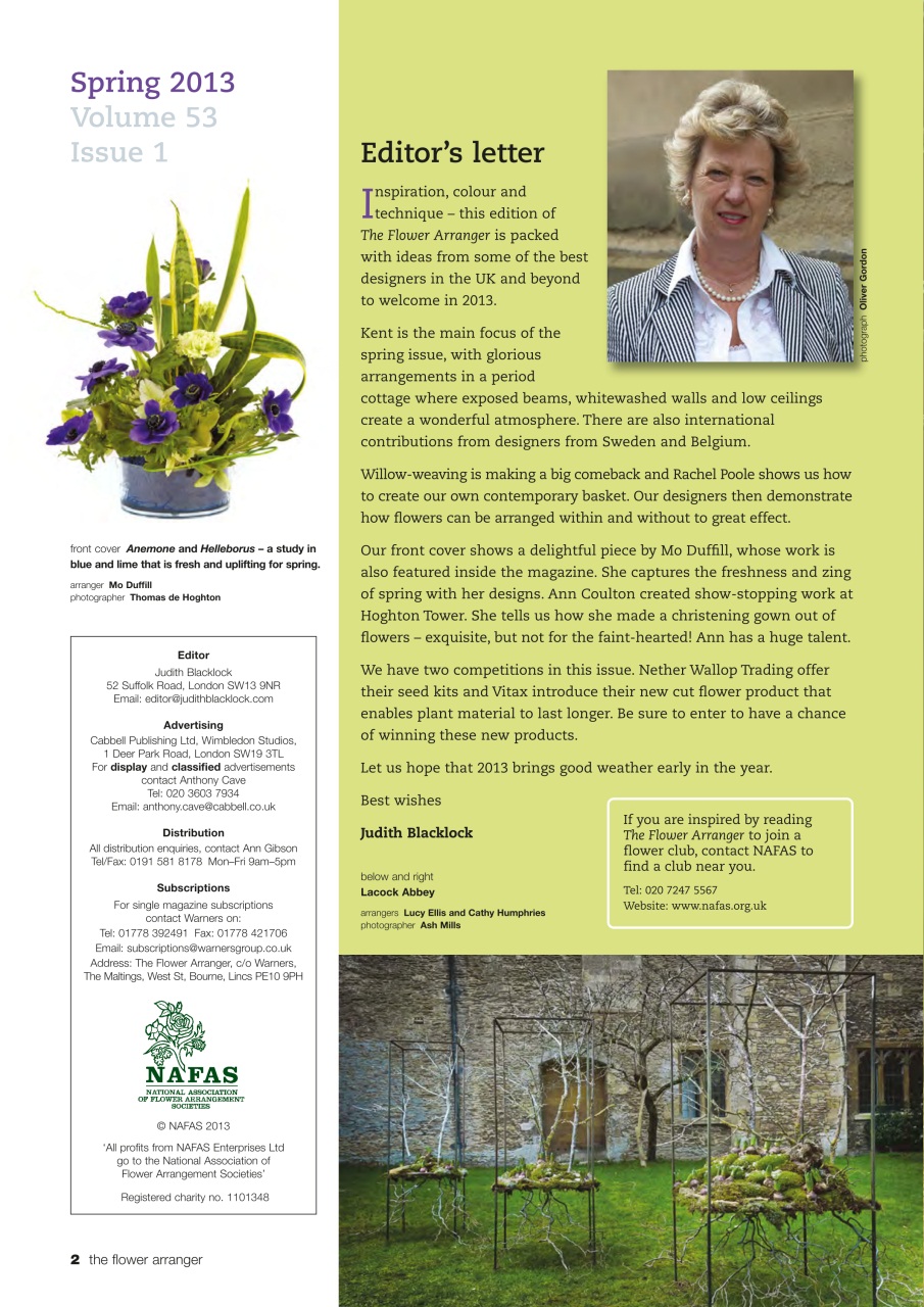 The Flower Arranger Preview Pages