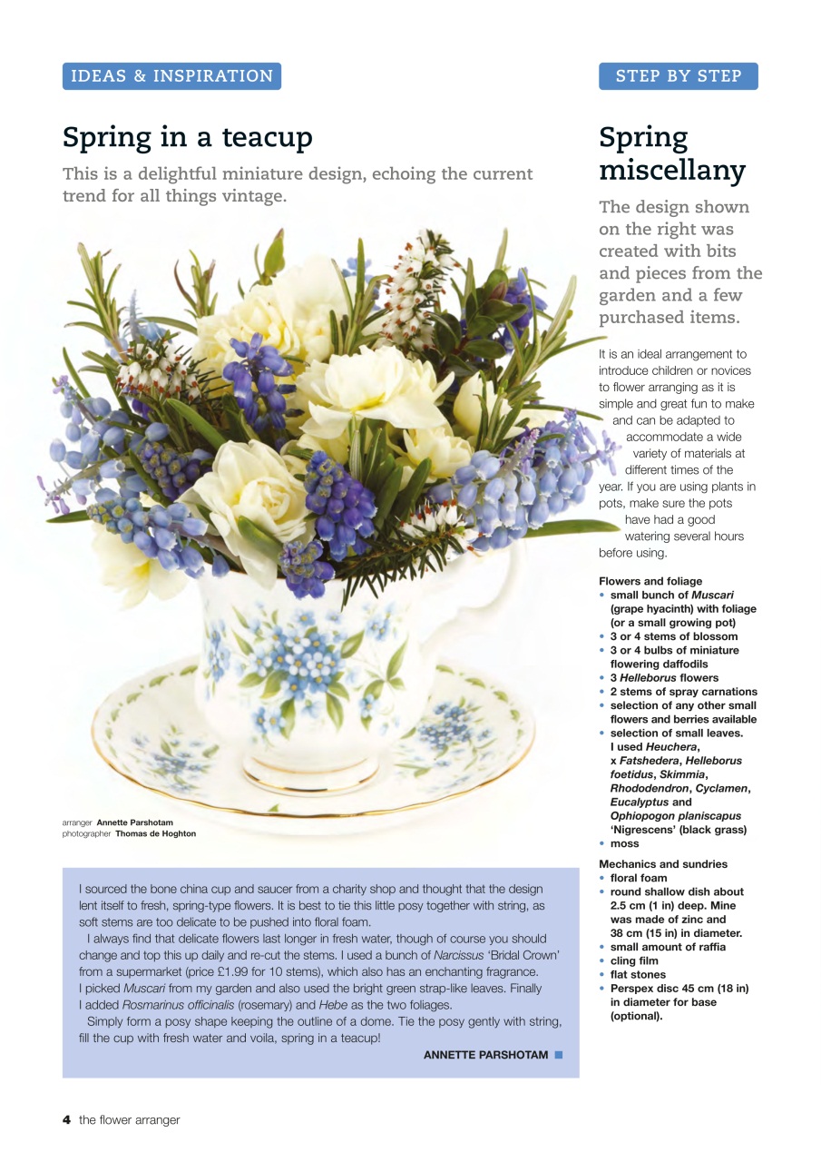 The Flower Arranger Preview Pages