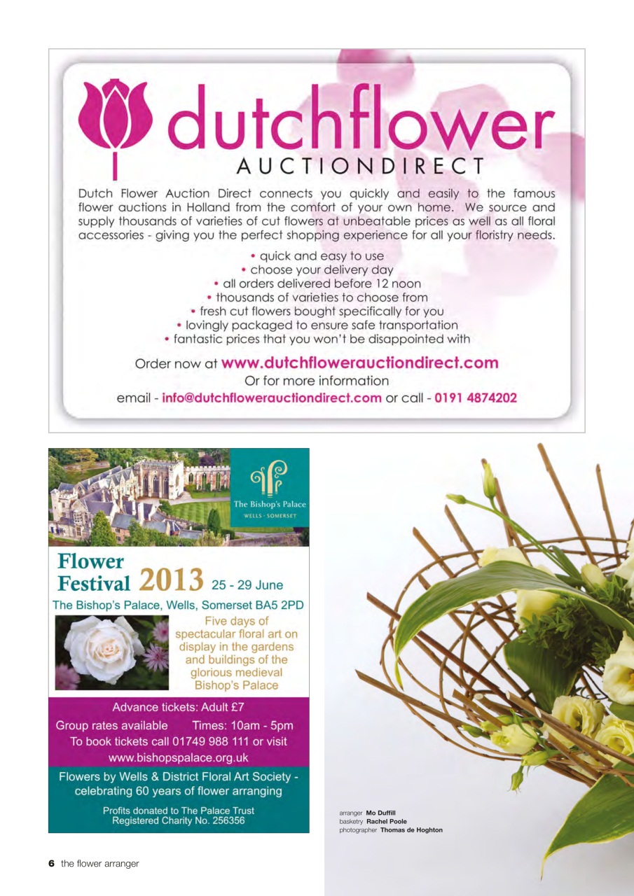 The Flower Arranger Preview Pages