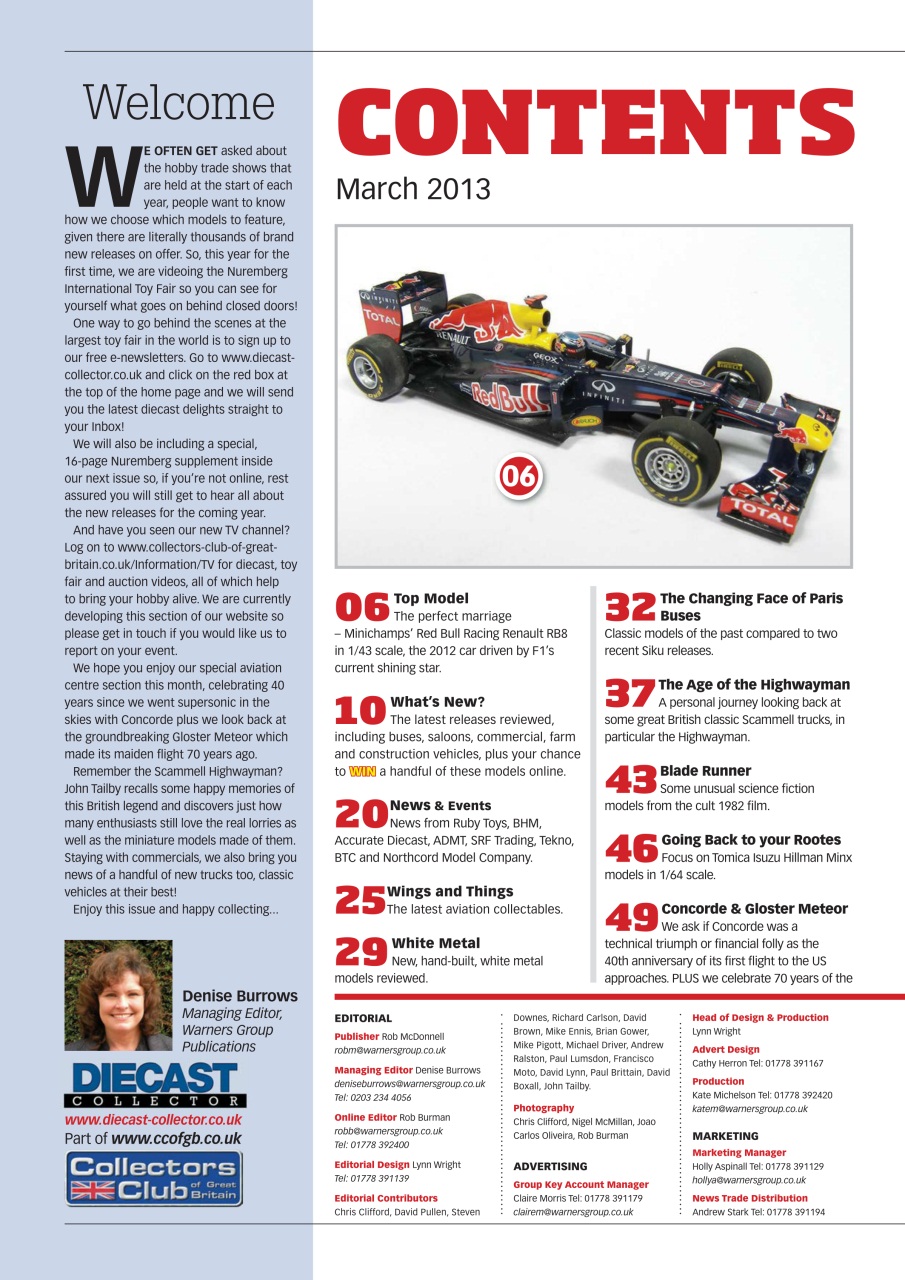 Diecast Collector Preview Pages