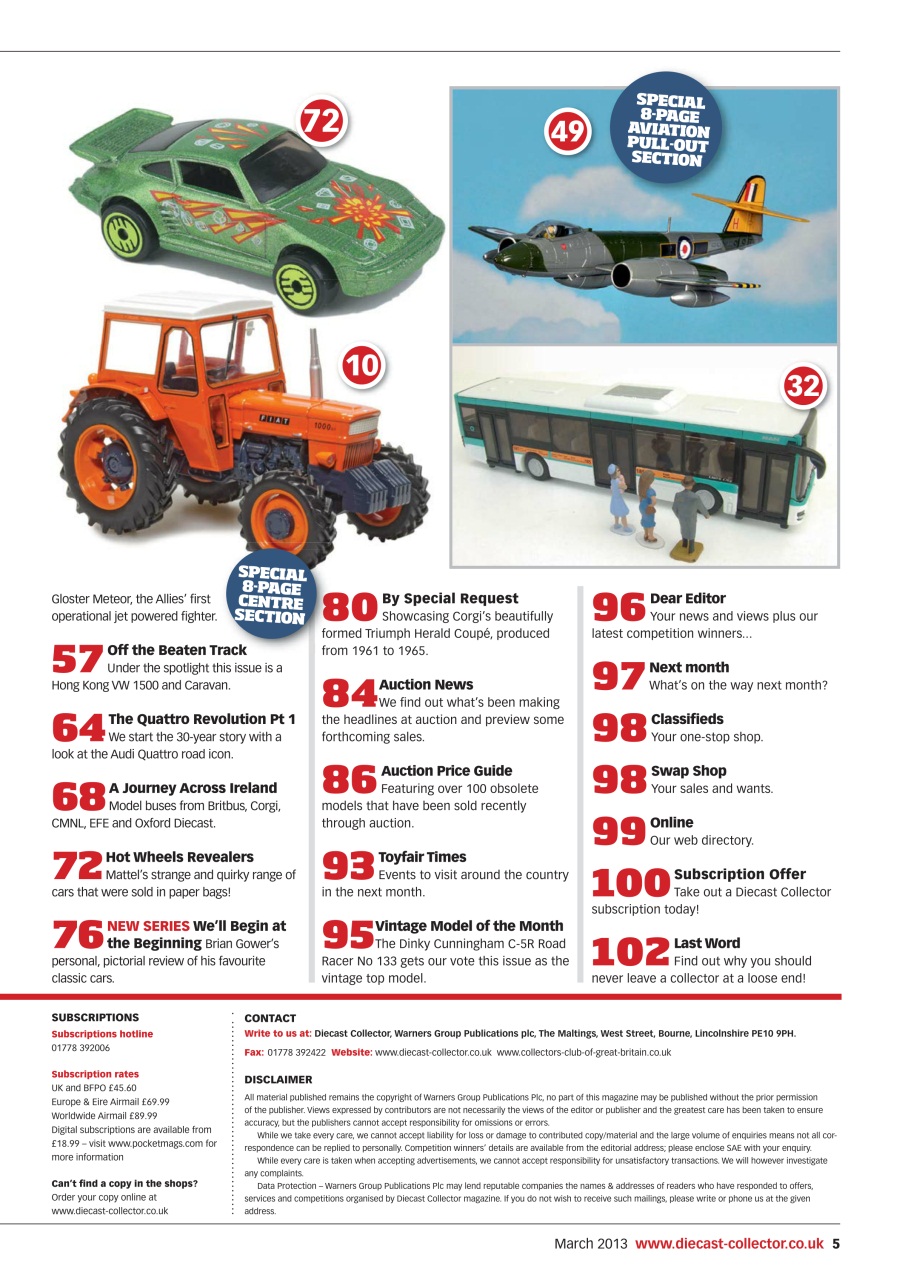 Diecast Collector Preview Pages