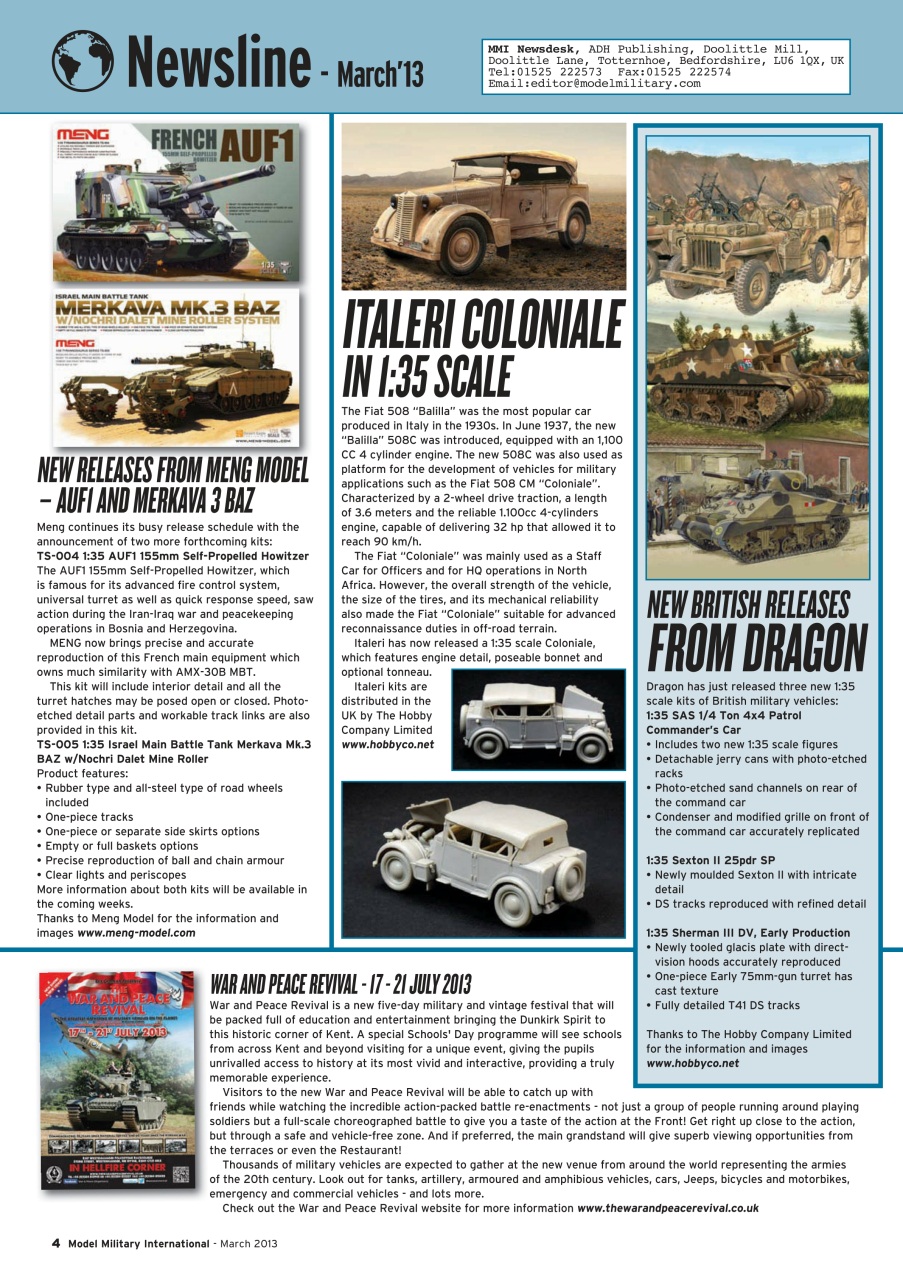 Model Military International Preview Pages