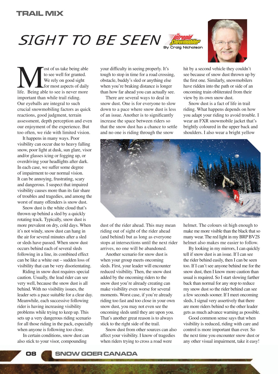 Snow Goer Canada Preview Pages