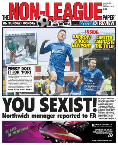 The Non-League Football Paper issue 20th January 2013