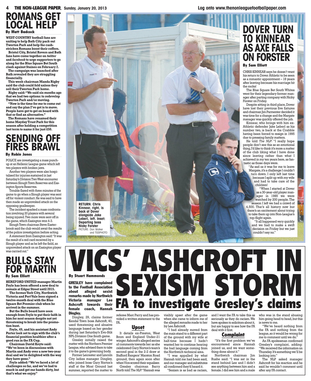 The Non-League Football Paper Preview Pages