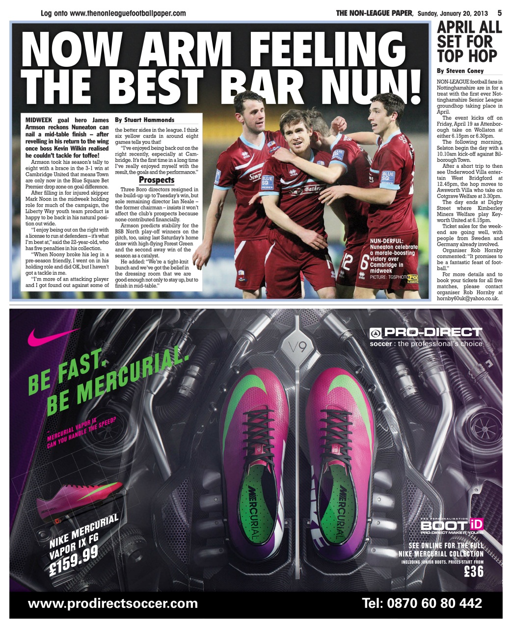 The Non-League Football Paper Preview Pages