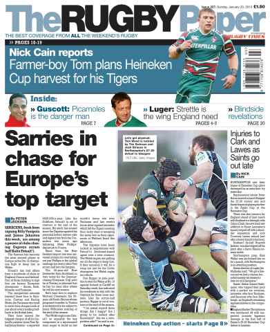 The Rugby Paper issue 20th January 2013