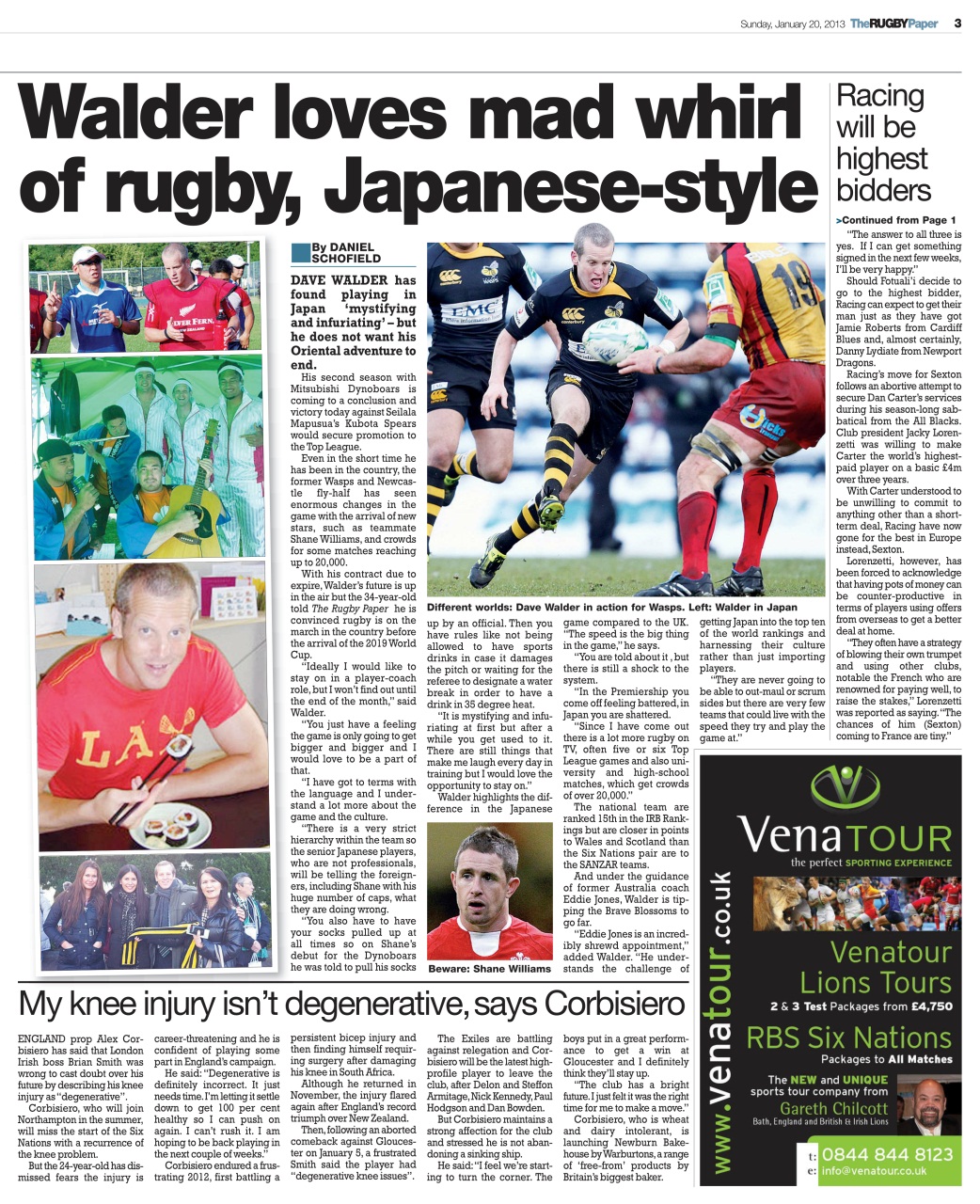 The Rugby Paper Preview Pages