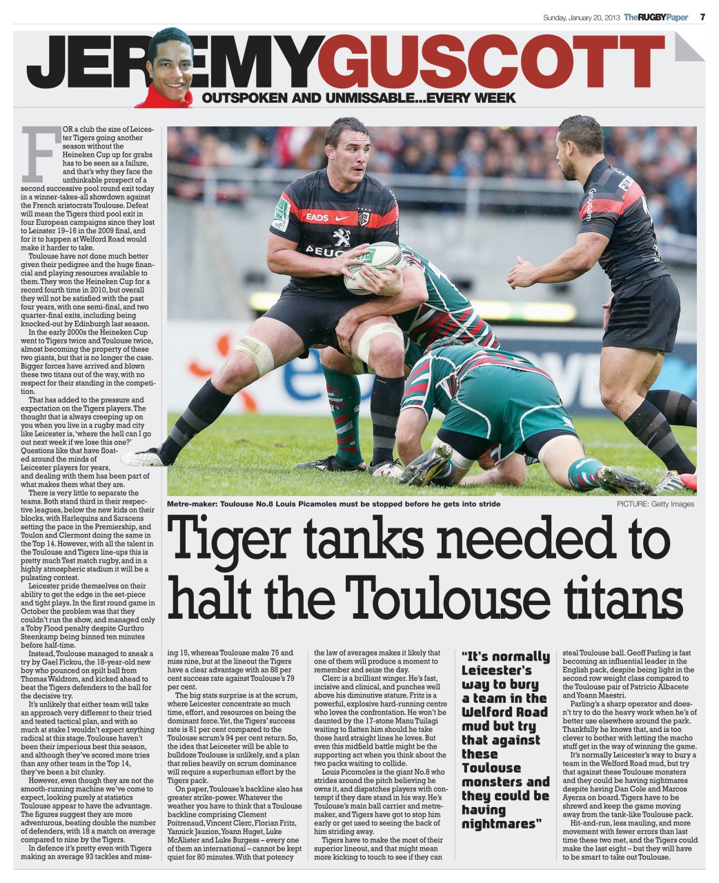 The Rugby Paper Preview Pages