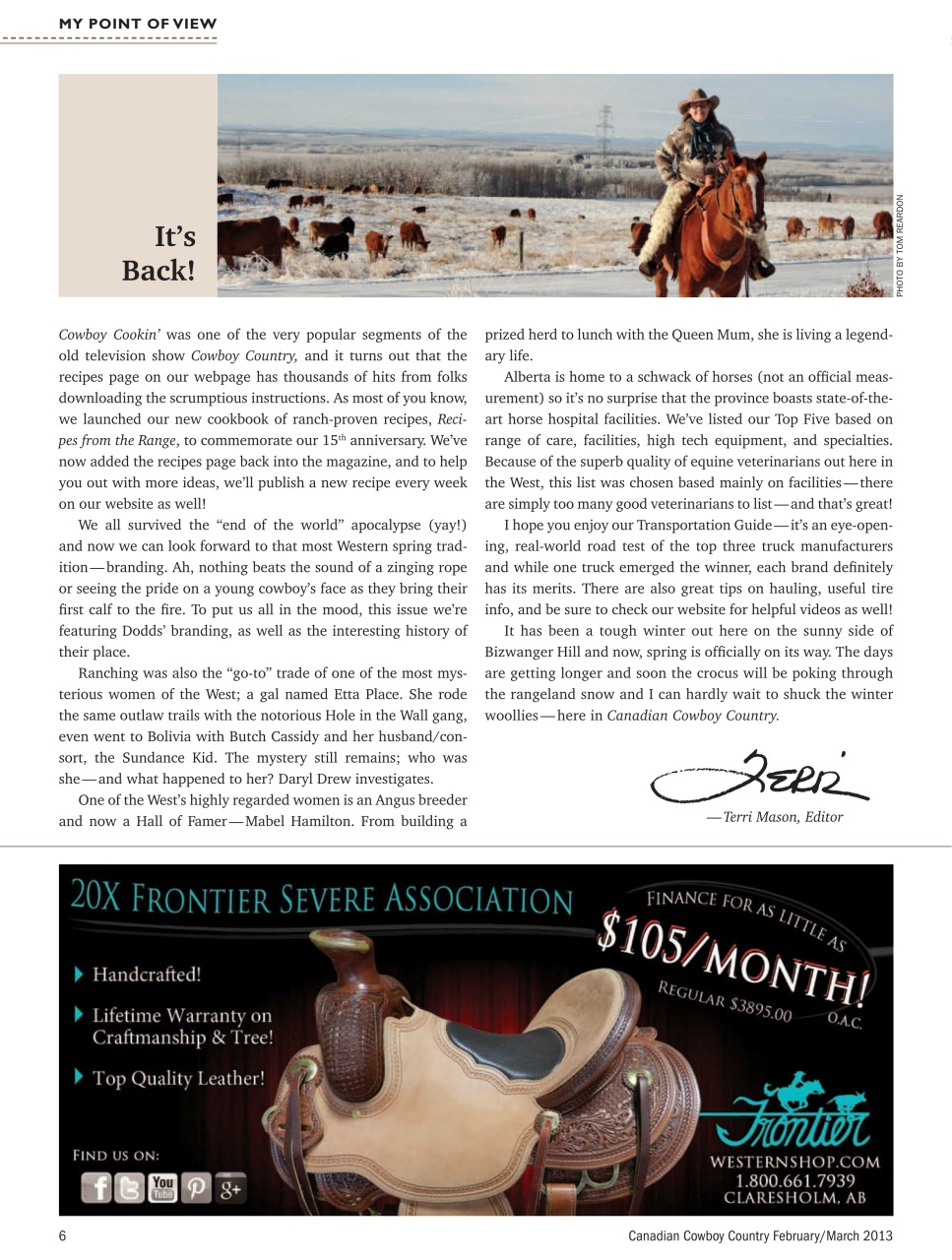 Canadian Cowboy Country Preview Pages