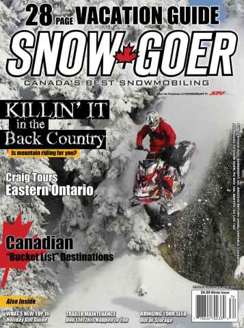 Snow Goer Canada issue Winter 2012