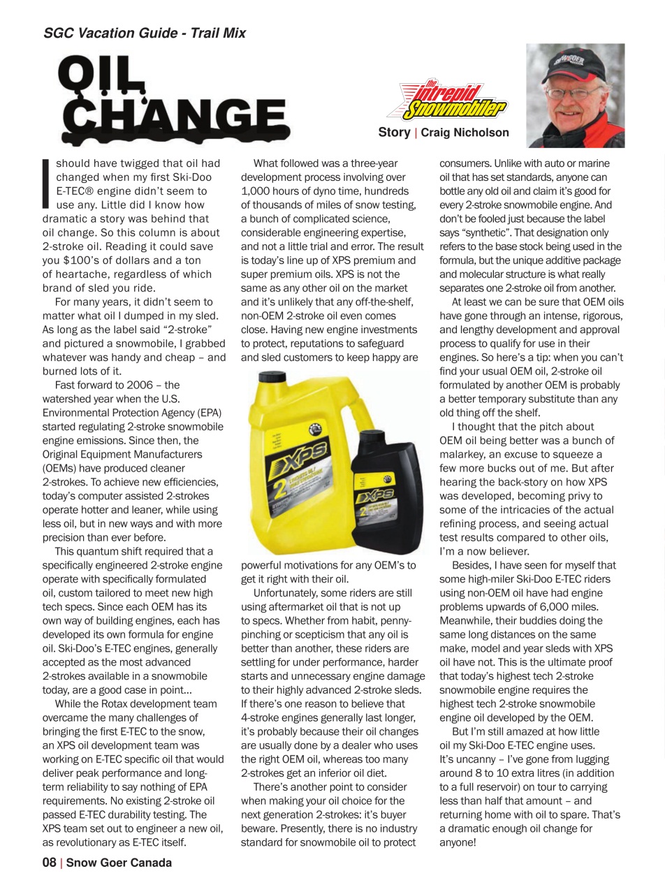 Snow Goer Canada Preview Pages