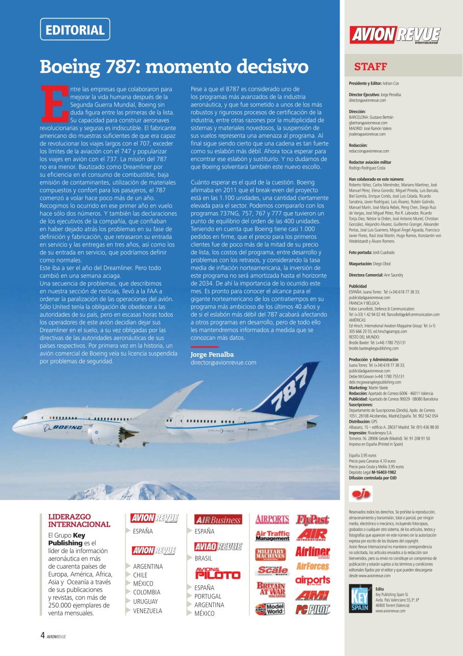 Avion Revue Internacional Preview Pages