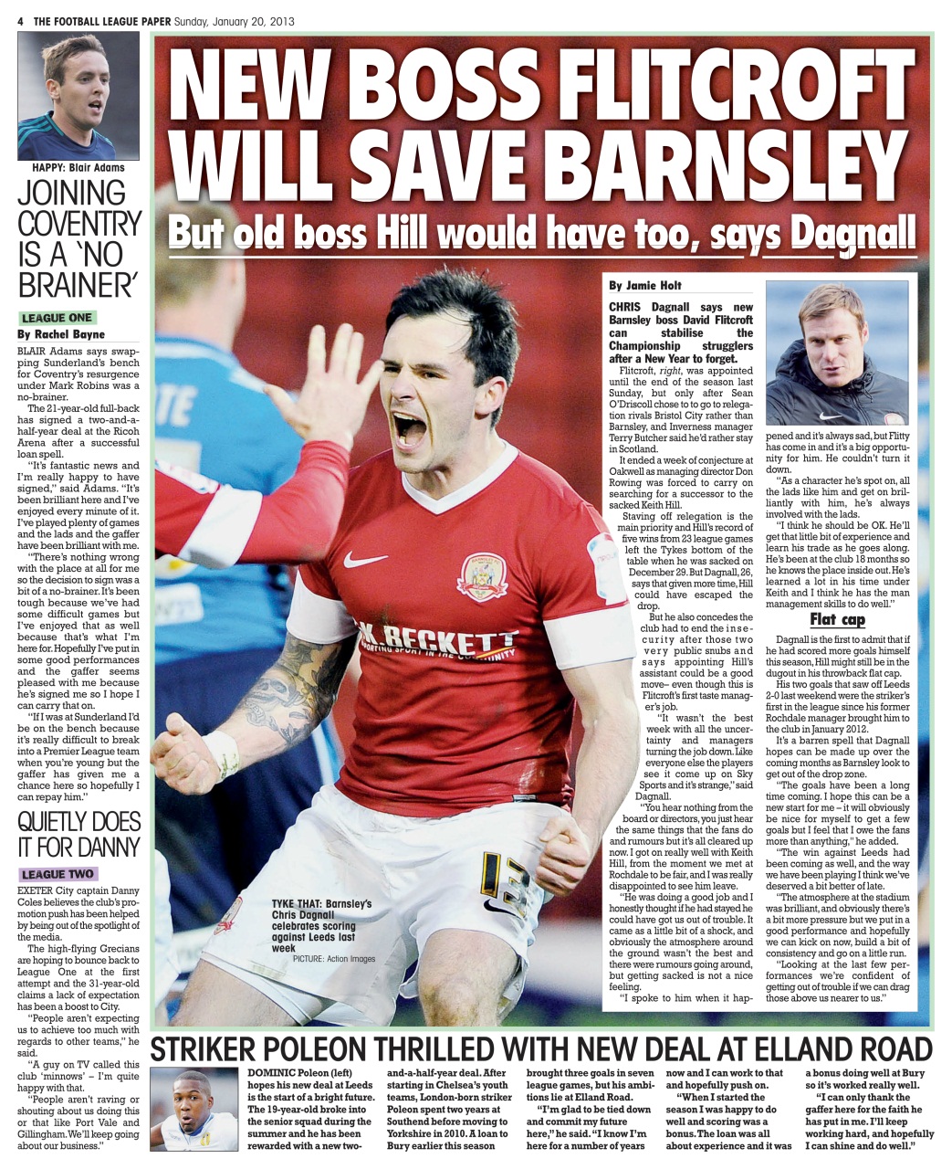 The Football League Paper Preview Pages