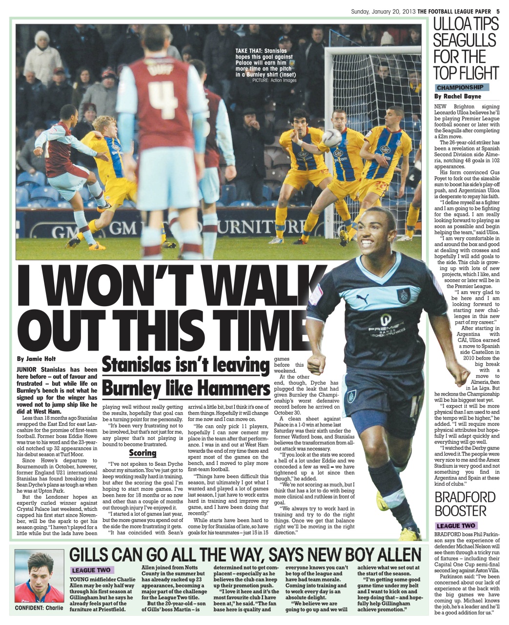 The Football League Paper Preview Pages
